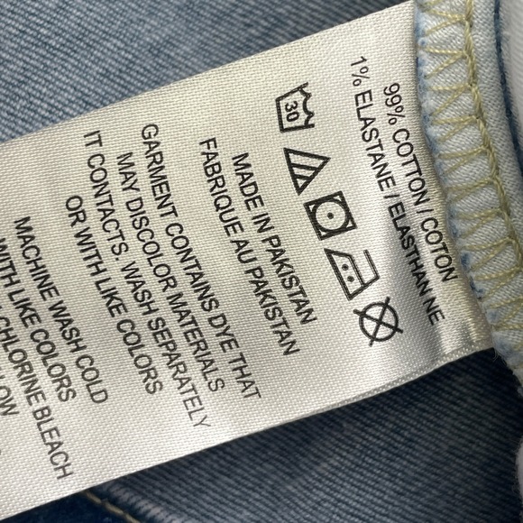 BDG Urban Outfitters Skinny Stretch Retro Stripe Jeans Blue Men 33 70s 80s Indie - Picture 7 of 10